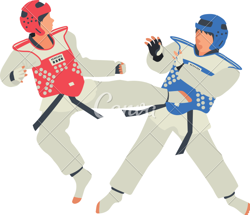 800x687 Taekwondo Contest Icon