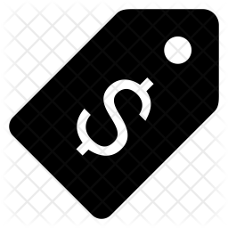 256x256 Pricing Tag Icon Of Glyph Style