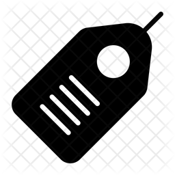 256x256 Tag Icon Of Glyph Style