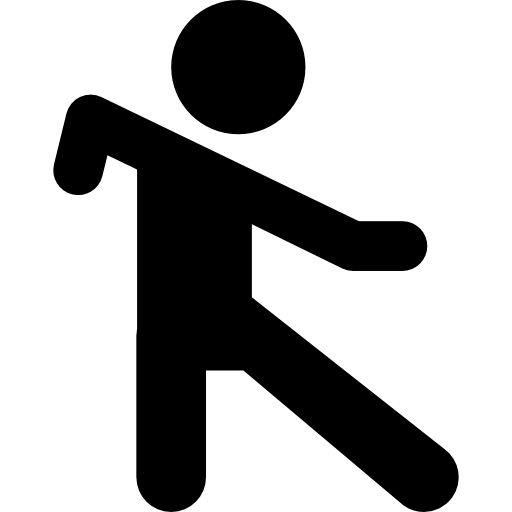 512x512 Tai Chi Chuan Posture Silhouette