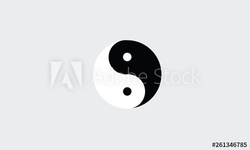 500x300 Tai Chi Symbol Good Evil Karma Icon Chinese