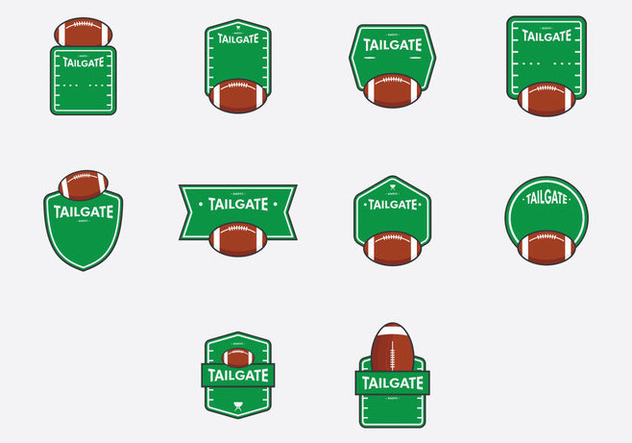 632x443 Tailgate Template Icon Set Free Vector Download Cannypic