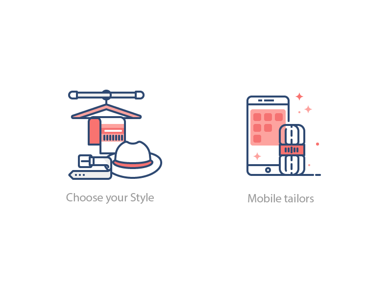 Tailor Icon Set 800x600 Tailor Icon Set