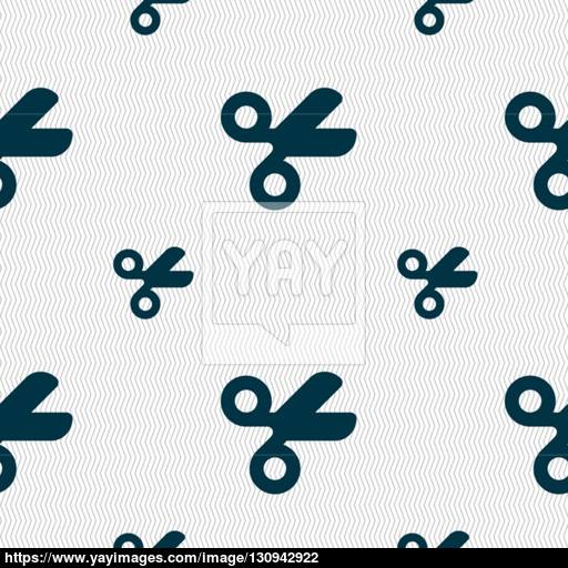 Scissors Hairdresser, Tailor Icon Sign Seamless Pattern 512x512 Scissors Hairdresser, Tailor Icon Sign Seamless Pattern