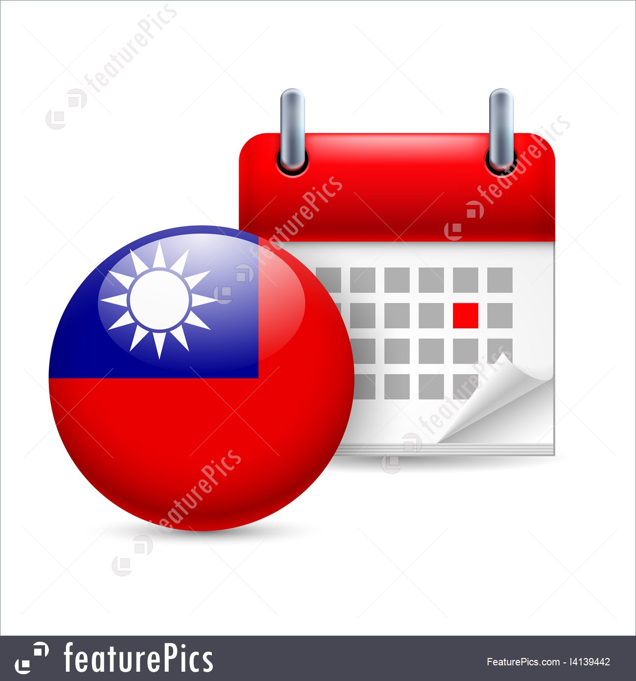Flags Icon Of National Day In Taiwan 1300x1392 Flags Icon Of National Day In Taiwan