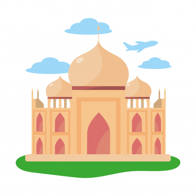626x626 Taj Mahal Icon Vector Premium Download