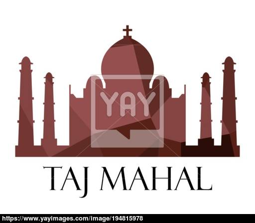 512x448 Taj Mahal Icon Vector