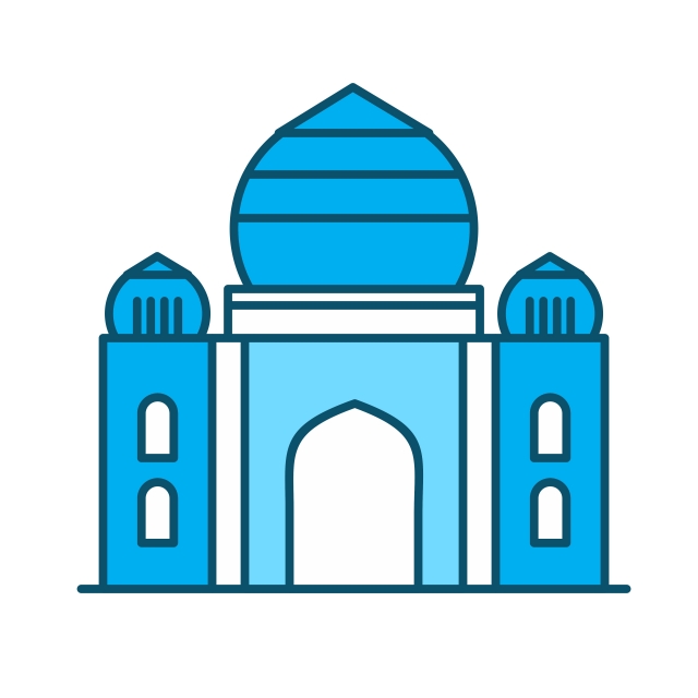 640x640 Taj Mahal Icon For Personal And Commercial Use, India, Landmark