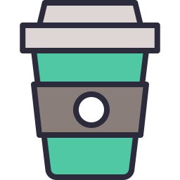 256x256 Coffee Takeaway Icon Outline Filled