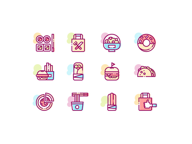 800x600 Take Away Icons