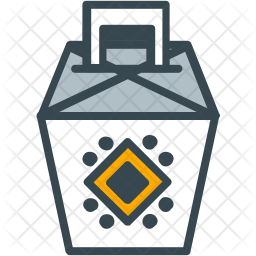 256x256 Takeaway Icon Of Colored Outline Style