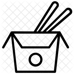 256x256 Takeaway Icon Of Line Style