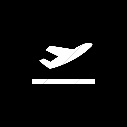 Iconsetc Flat Square White On Black Raphael Plane Take Off Icon 512x512 Iconsetc Flat Square White On Black Raphael Plane Take Off Icon