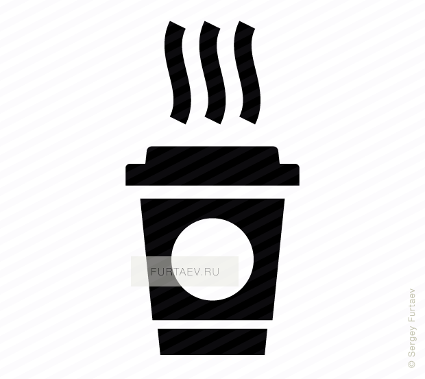 Take Away Coffee Vector Icon 620x553 Take Away Coffee Vector Icon