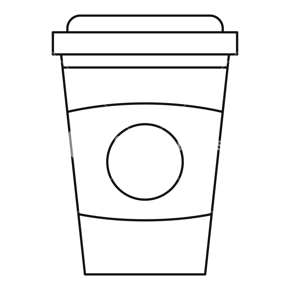 Take Out Coffee Cup Icon Outline Illustration Of Take Out Coffee 1000x1000 Take Out Coffee Cup Icon Outline Illustration Of Take Out Coffee