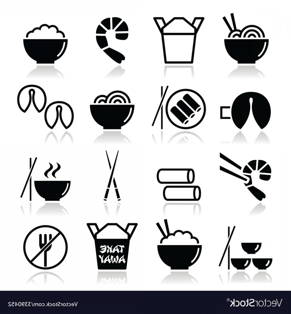 Chinese Take Away Food Icons Pasta Rice Vector Hoodamathrun 1200x1296 Chinese Take Away Food Icons Pasta Rice Vector Hoodamathrun