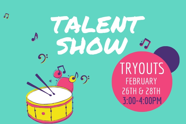 600x400 Talent Show Tryouts Mt Calvary Lutheran School