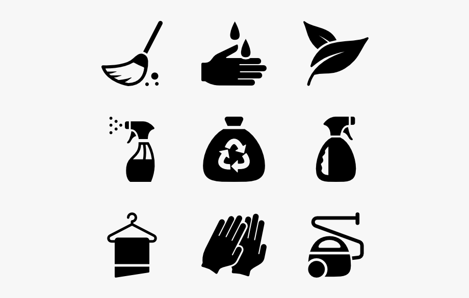 920x585 Cleaning Icon Packs Vector