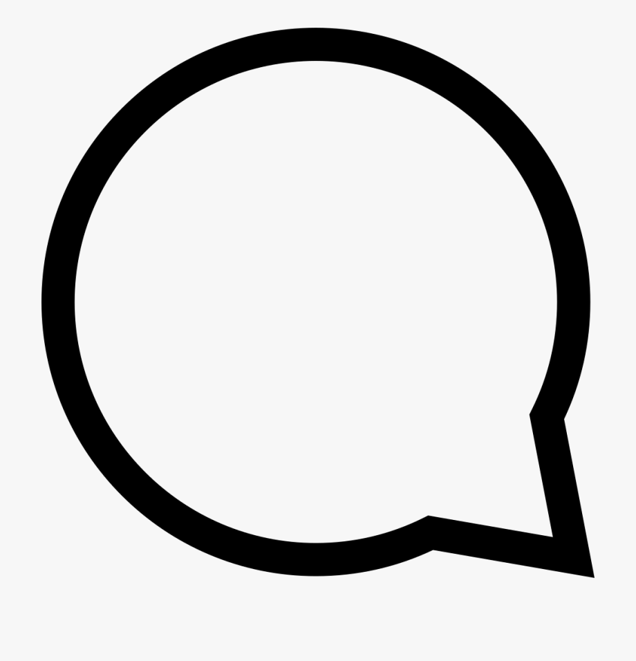 920x956 Speech Bubble Outline