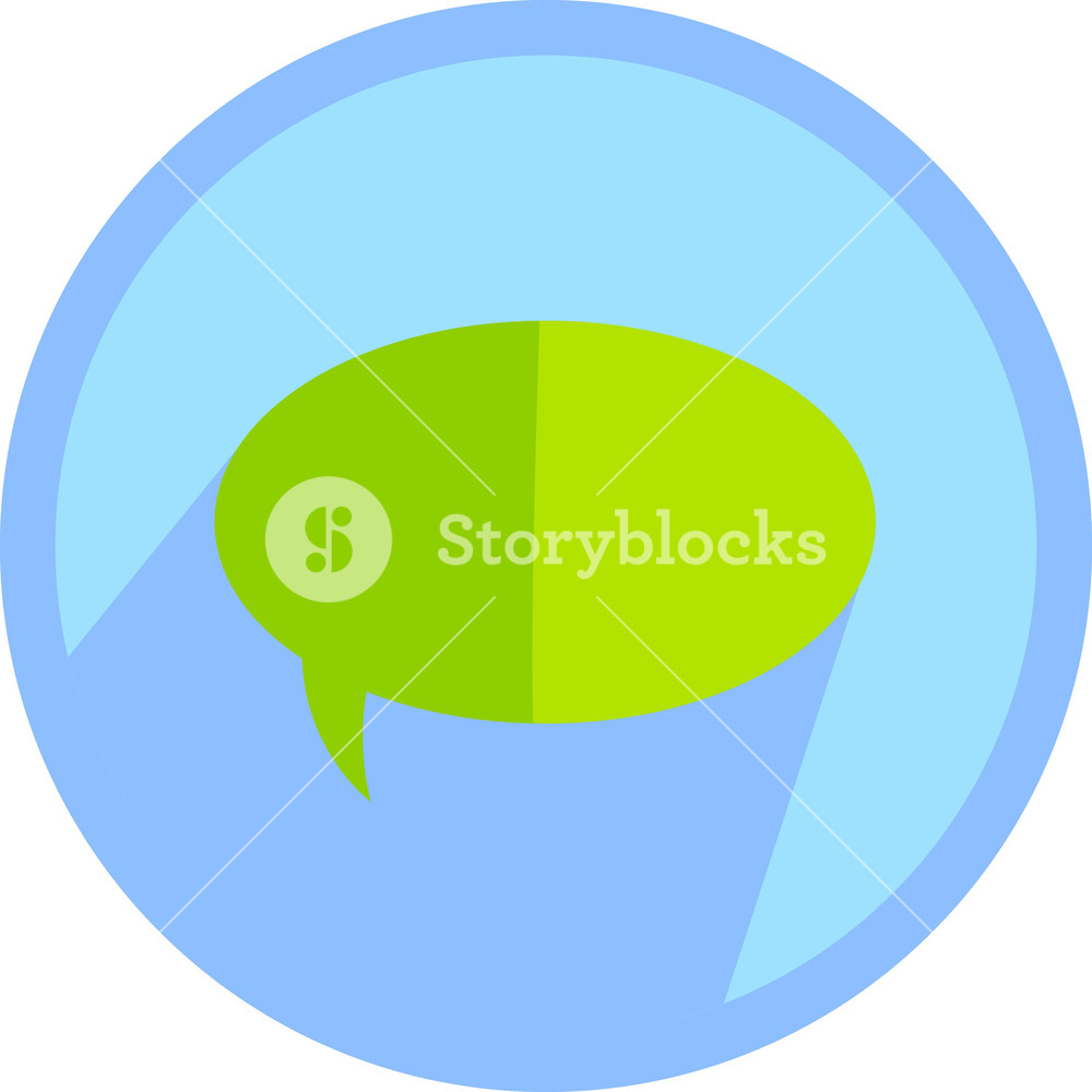 1000x1000 Talk Bubble Icon Royalty Free Stock Image