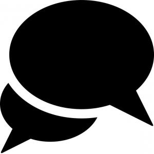 300x300 The Speech Bubble Icon Talk Symbol Flat Vector Soidergi