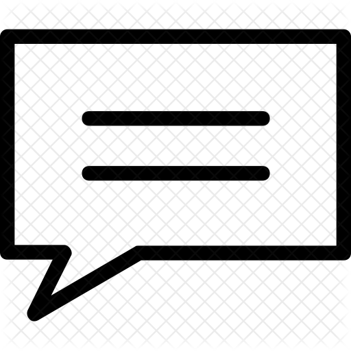 512x512 Chat Bubble Icon Of Line Style
