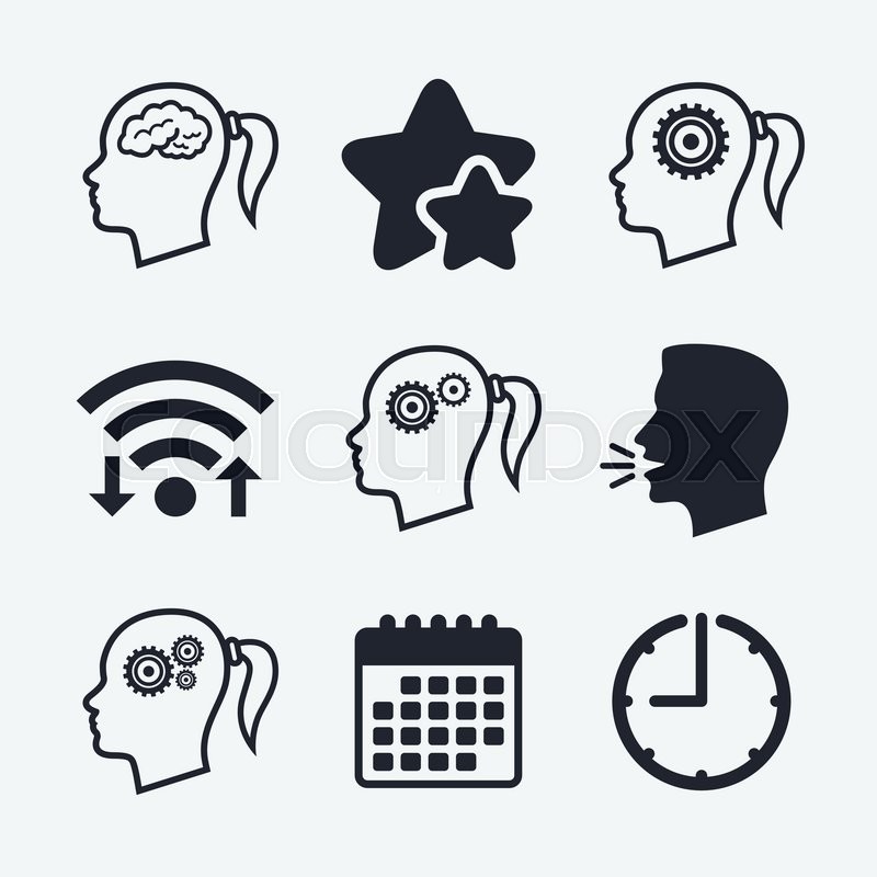 800x800 Head With Bran Female Woman Stock Vector Colourbox