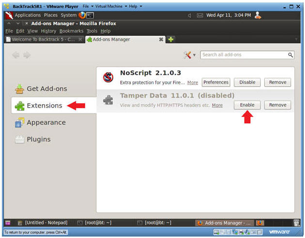630x491 Backtrack Lesson How To Enable Tamper Data