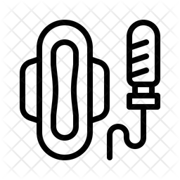 256x256 Sanitarty Pad And Tampon Icon Of Line Style