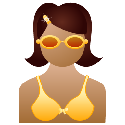Dark Tan Girl Icon 256x256 Dark Tan Girl Icon