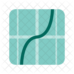 256x256 Tangent Icon Of Flat Style