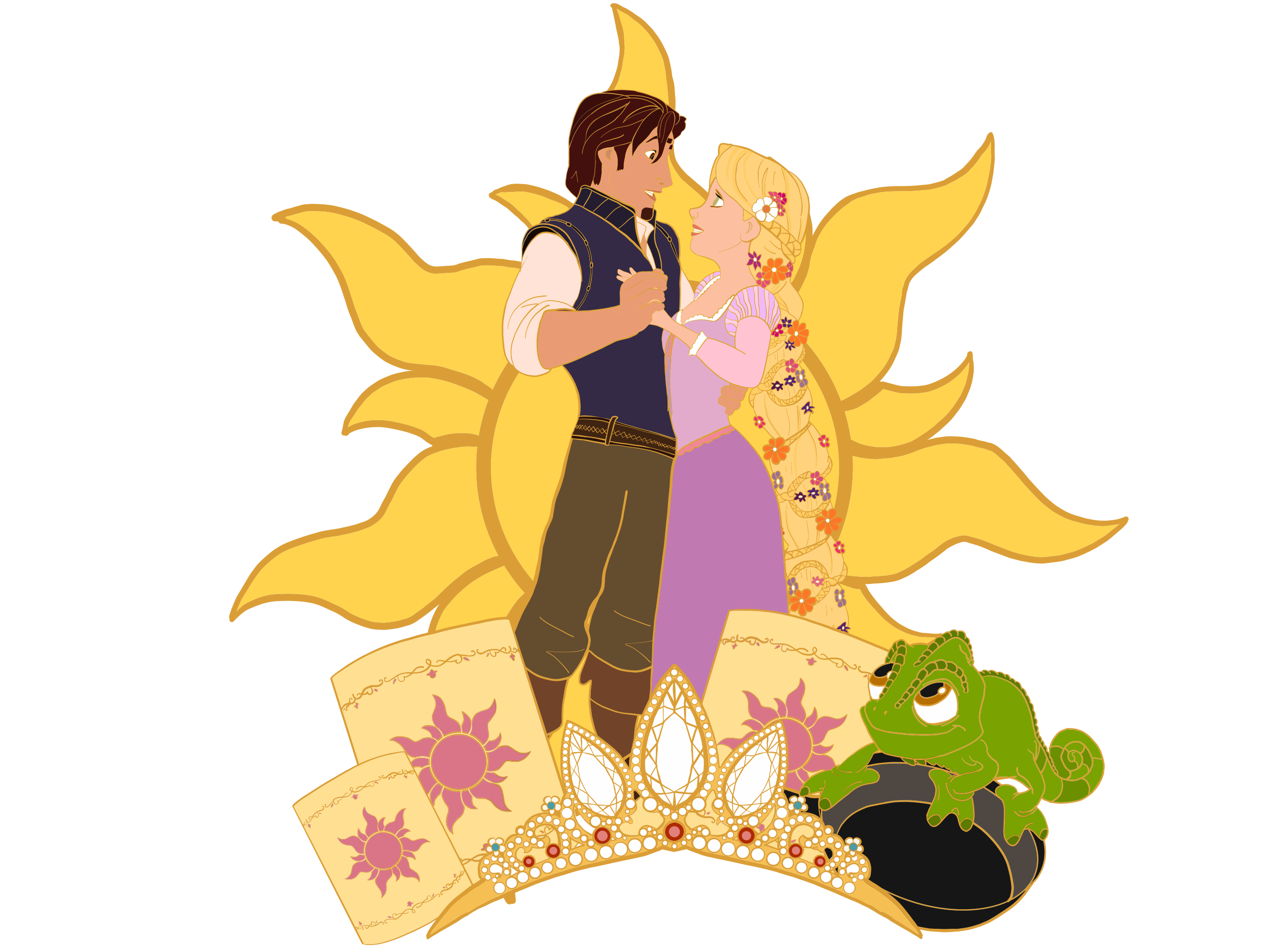 2732x2048 Tangled Icon Jumbo Presale Snuggly Duckling Pins Co