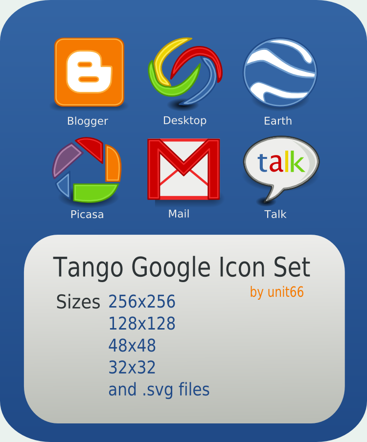 750x904 Tango Google Icon Set