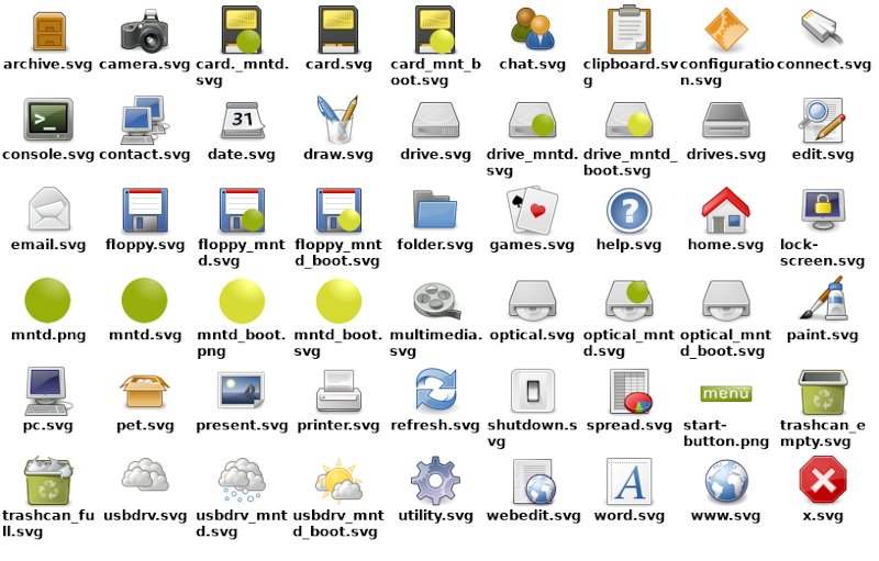 800x511 Puppy Linux Icon Sets