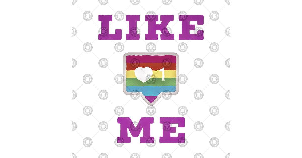 1200x630 Like Me Social Media Icon With Heart Computer