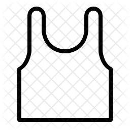 256x256 Tank Top Icon Of Line Style