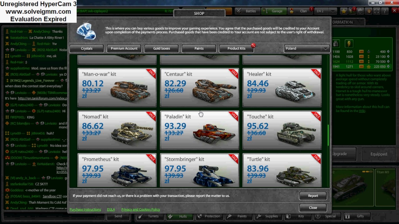 1280x720 Tanki Online Buying Raiden And Legend Kit In Shop D