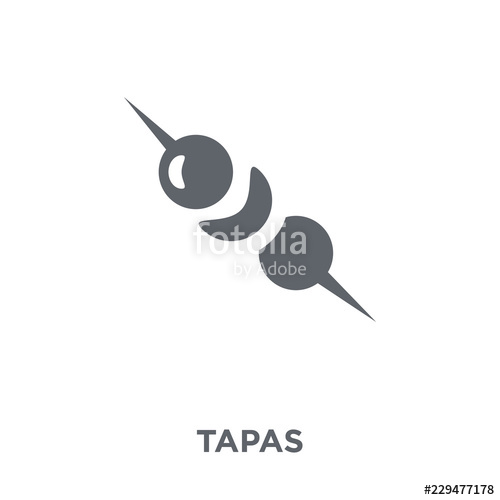 500x500 Tapas Icon From Spanish Food Collection Stock Image And Royalty