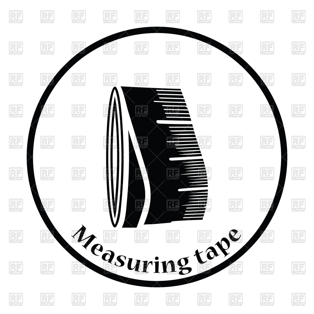 1200x1200 Tailor Measure Tape Icon Vector Image Of Signs, Symbols, Maps