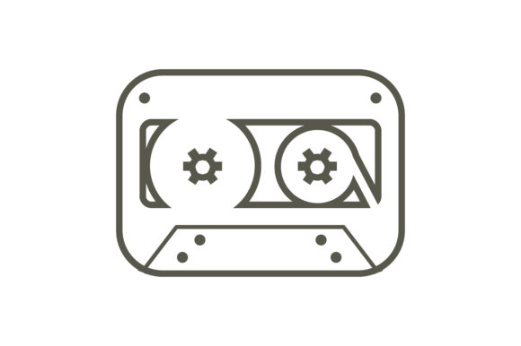 580x386 Cassette Tape Icon Graphic
