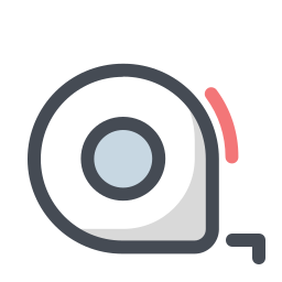 256x256 Tape Measure Icon