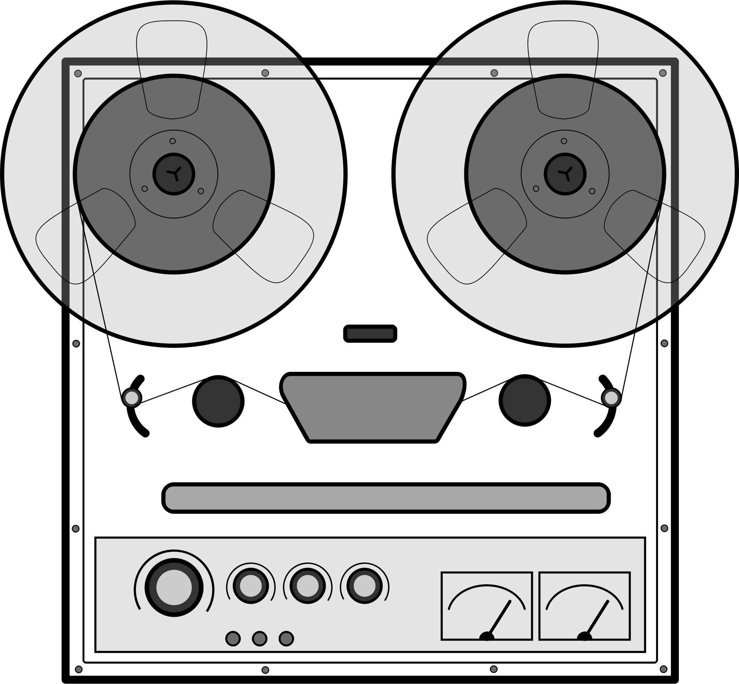 2400x2222 Tape Recorder Icons Png