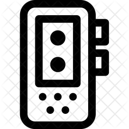 256x256 Voice, Recorder, Tape, Sound Icon Of Line Style