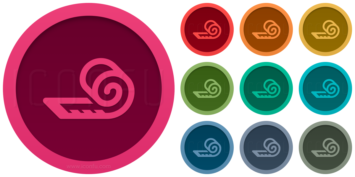 1200x600 Tape Measure Roll Icon