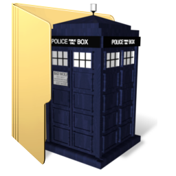Doctor Who Tardis Folder Icon 256x256 Doctor Who Tardis Folder Icon