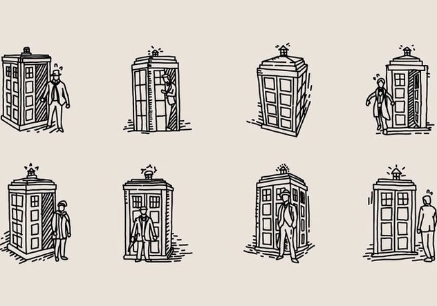 Hand Drawn Tardis Icon Free Vector Download Cannypic 632x443 Hand Drawn Tardis Icon Free Vector Download Cannypic