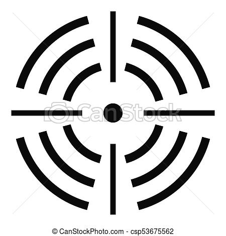 Round Target Icon, Simple Style Round Target Icon Simple 450x470 Round Target Icon, Simple Style Round Target Icon Simple