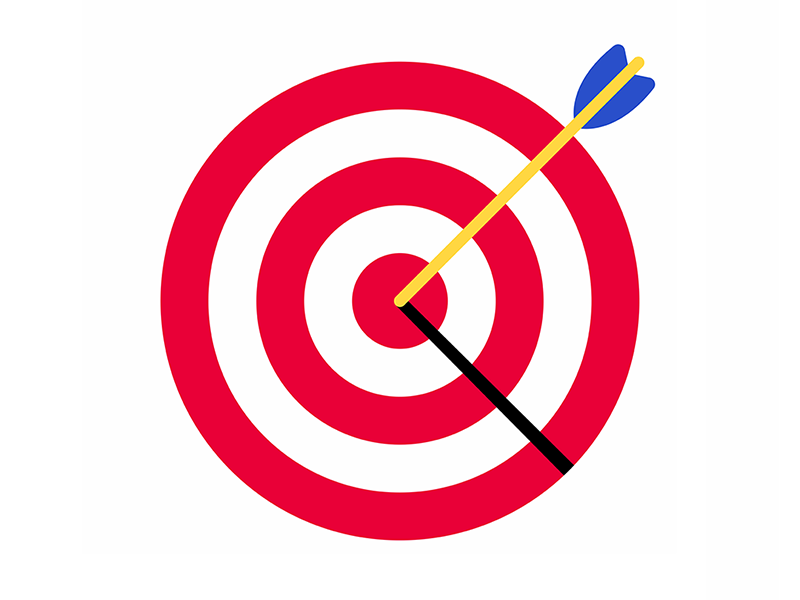 Target Icon Flat Design Style 800x600 Target Icon Flat Design Style