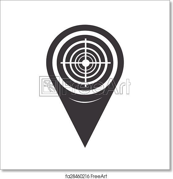 Free Art Print Of Map Pointer Target Icon Freeart 561x581 Free Art Print Of Map Pointer Target Icon Freeart